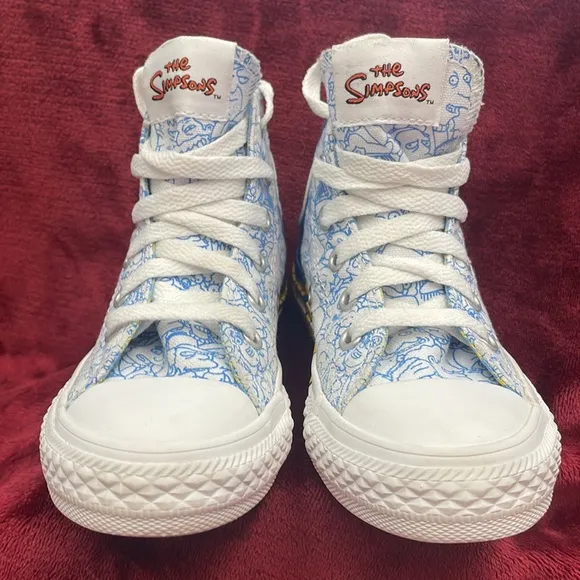 ⭐️The Simpsons⭐️Converse Chuck Taylor All Star Unisex Sneaker Shoes Kids Size 11