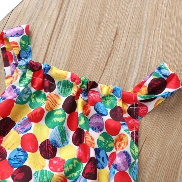 The Very Hungry Caterpillar Romper Smash Cake Birthday Dress Clothes Outfit bow