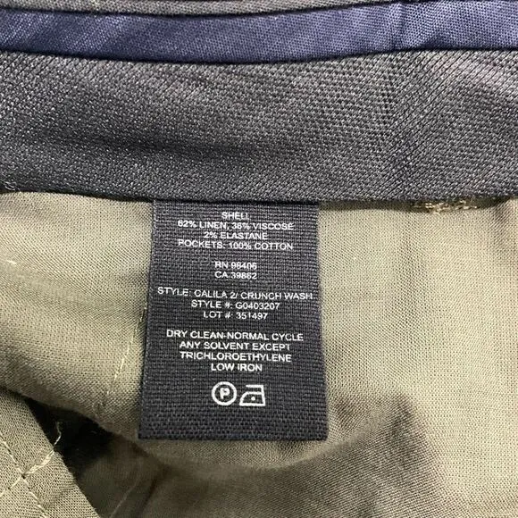 THEROY Linen blend shorts