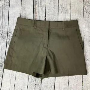 THEROY Linen blend shorts