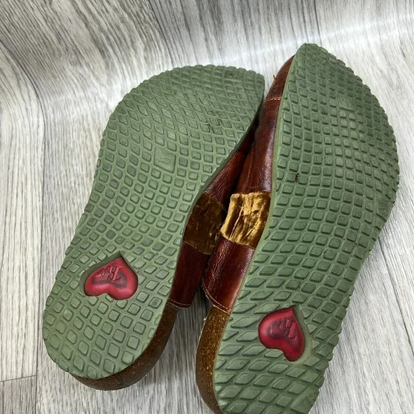 THINK! Slip on Leather Mules