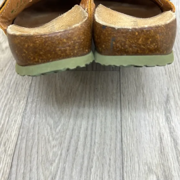 THINK! Slip on Leather Mules