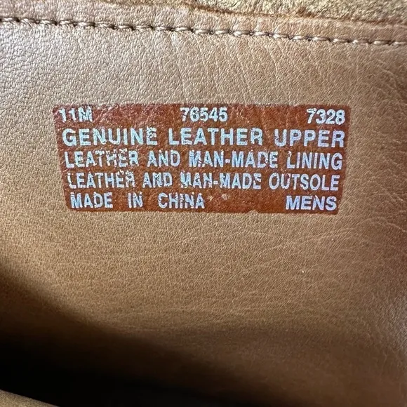 Timberland Boot Co Men’s Leather Chelsea Back Zip Boots. Size 11