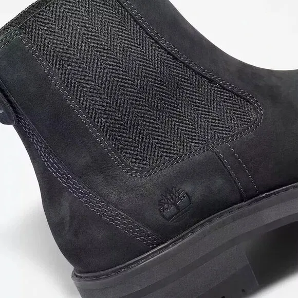 Timberland Courmayeur Valley TB-0A1J66-015 Women's 11 Black Chelsea Boots TF5003