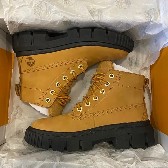 Timberland Greyfield Wheat Nubuck Ankle Boots Bootie Shoes Flats Multi Size NEW