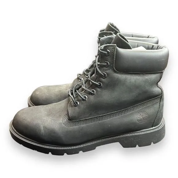 TIMBERLAND PREMIUM 6&quot; WATERPROOF BOOT BLACK NUBUCK TB010073-001 Size 11.5