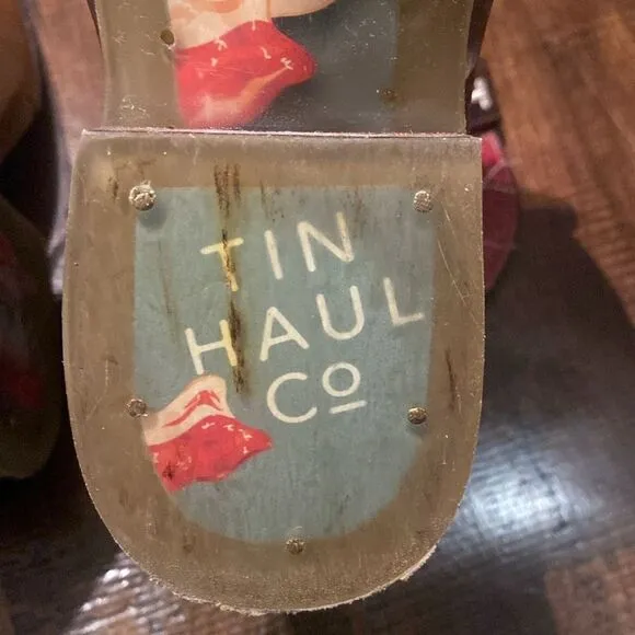 Tin Haul Big Kids Boots - Not Boaring Bacon/Eggs Size 2 Cowboy Boots