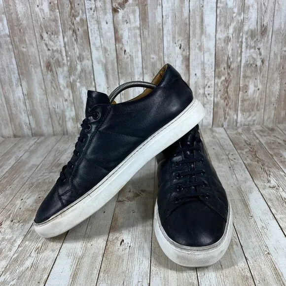 To boot me York‎ pacer sneaker navy blue leather casual mens 10.5