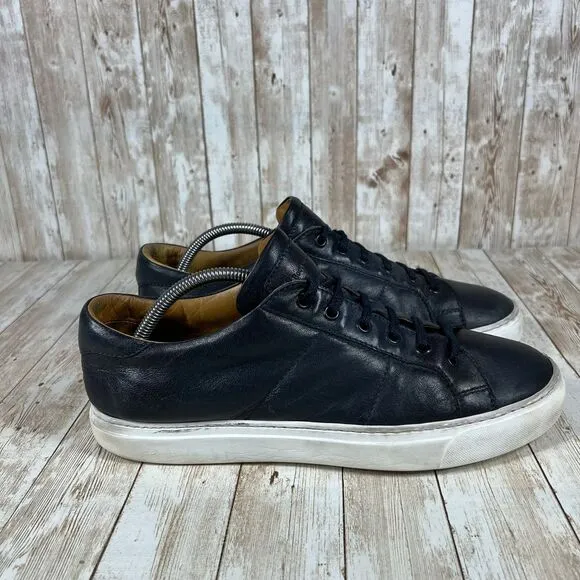 To boot me York‎ pacer sneaker navy blue leather casual mens 10.5