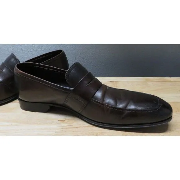 To Boot New‎ York Adam Derrick NYC Brown Leather Dress Shoes Mens  10.5 1/2 1929