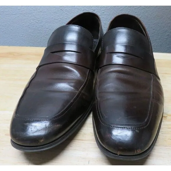 To Boot New‎ York Adam Derrick NYC Brown Leather Dress Shoes Mens  10.5 1/2 1929