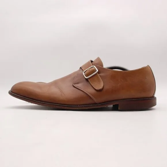 To Boot New York Adam Derrick Singe Monk Strap Men's Size 13 Brown Dress Shoes