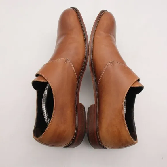 To Boot New York Adam Derrick Singe Monk Strap Men's Size 13 Brown Dress Shoes