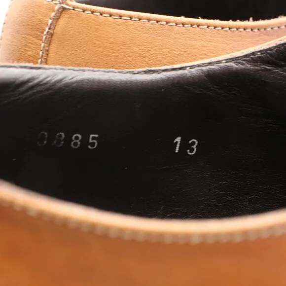 To Boot New York Adam Derrick Singe Monk Strap Men's Size 13 Brown Dress Shoes