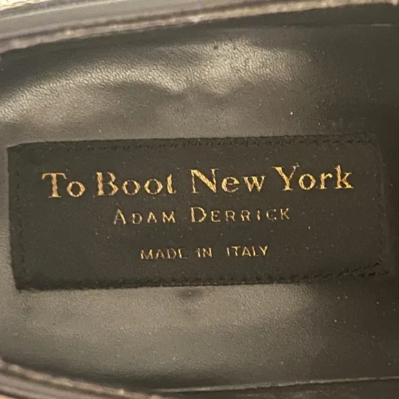 To Boot New York Connors Dark Brown Medallion Cap Toe Dress Shoes 10 1/2