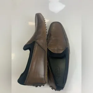 Tods brown slip on shoes size 11