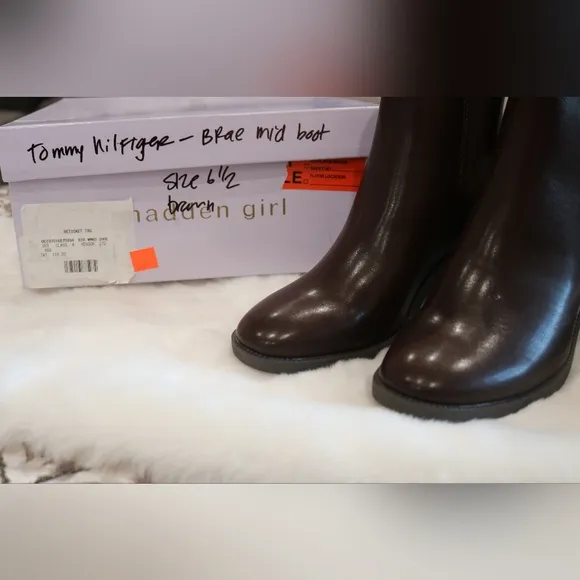 Tommy Hilfiger Brae Women's Brown Boot 6.5 M