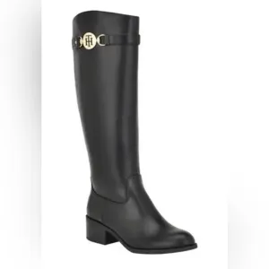 Tommy Hilfiger Leather Knee-HighNWOT Riding Boots- Black Size 8.5 M