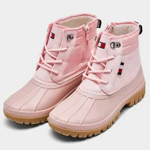 Tommy Hilfiger lite pink duck boots