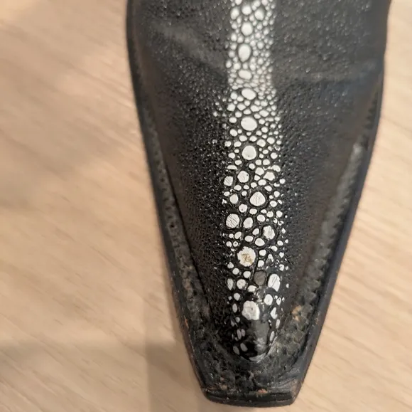 Toro Palomo Black Cowboy Boots - Size 8