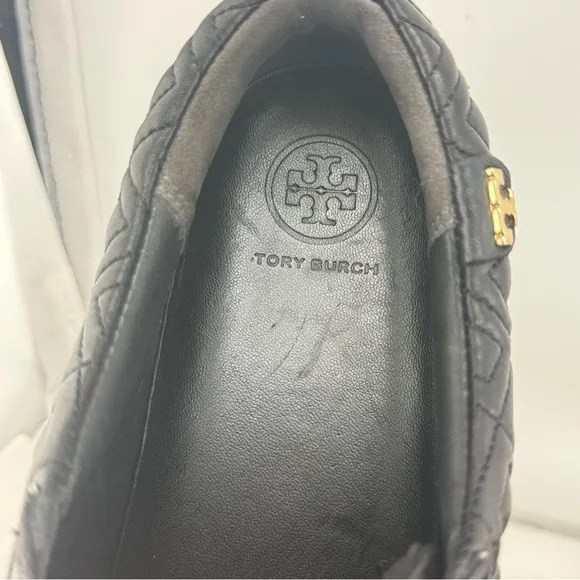 Tory Burch Black and Gold Athletic Shoes