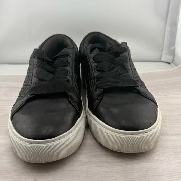 Tory Burch Black and Gold Athletic Shoes