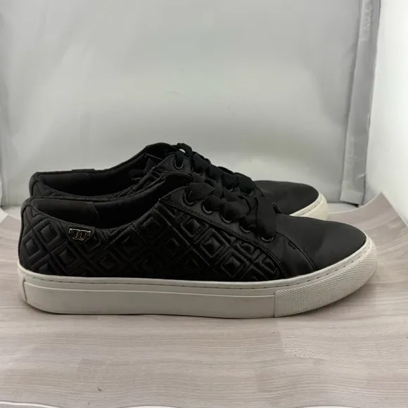 Tory Burch Black and Gold Athletic Shoes
