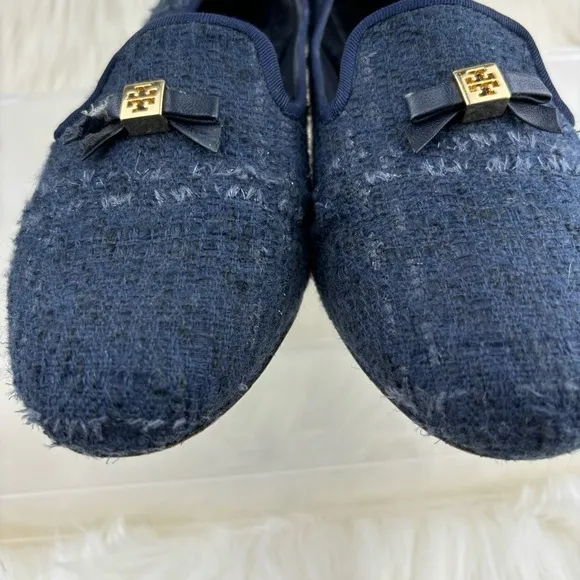 TORY BURCH CHANDRA FLATS- LOAFERS SHOES SIZE 7.5
