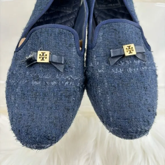TORY BURCH CHANDRA FLATS- LOAFERS SHOES SIZE 7.5