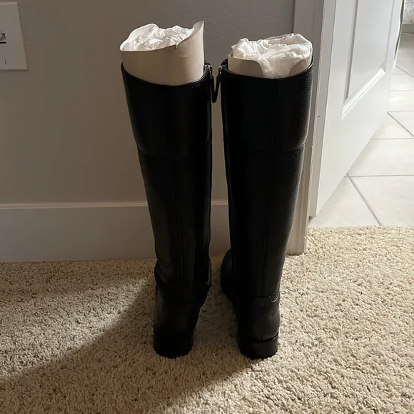 Tory Burch Classic Black Heeled Boots
