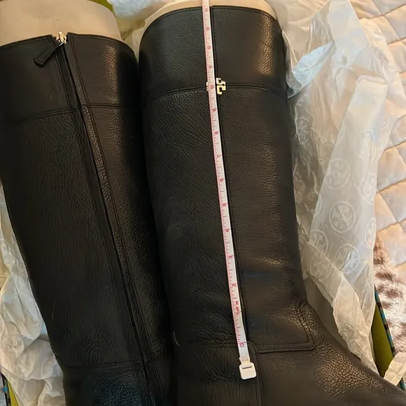 Tory Burch Classic Black Heeled Boots
