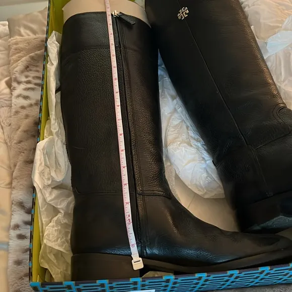 Tory Burch Classic Black Heeled Boots