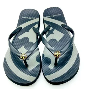 Tory Burch Emory Black/Grey Sandals Size 7,5