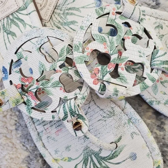 Tory Burch Floral Miller Sandals