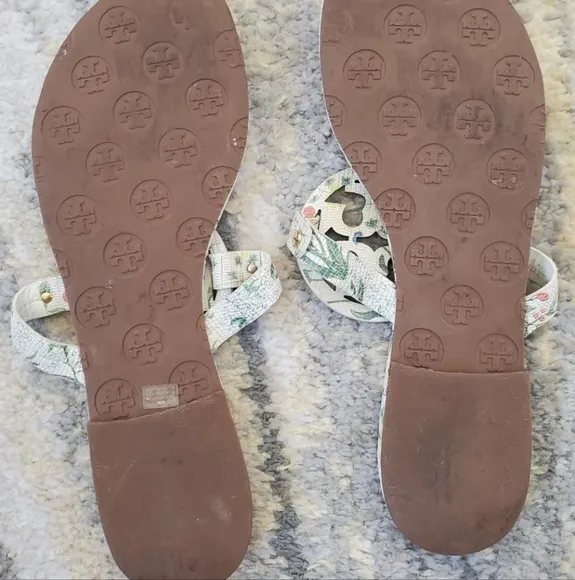 Tory Burch Floral Miller Sandals