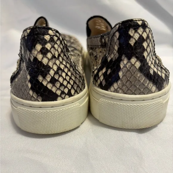 Tory Burch Huarache Weave Snakeskin Leather Slip On Sneaker Shoes Women’s 6.5
