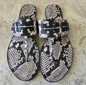 Tory Burch Leigh Snake Sandals Size 7.5