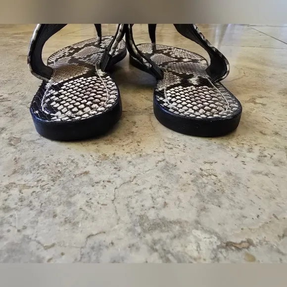 Tory Burch Leigh Snake Sandals Size 7.5