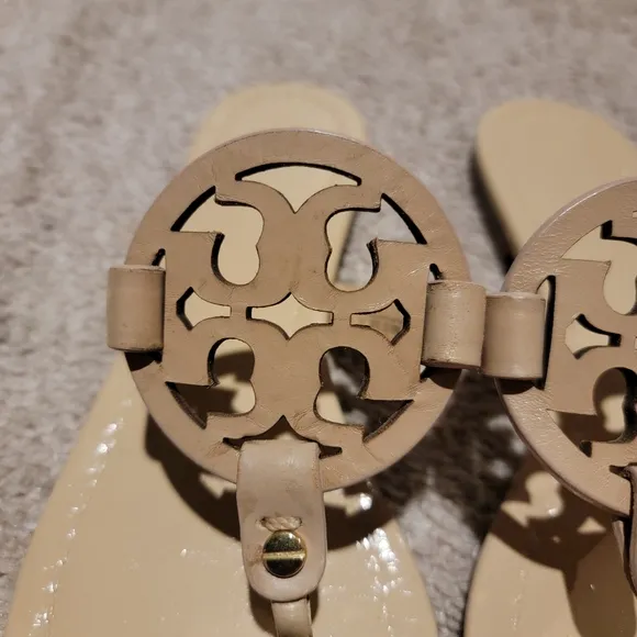 Tory Burch Miller Sandals Light Makeup Size 8.5