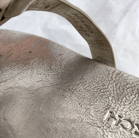 Tory Burch Miller  Sandals metallic size 8.5