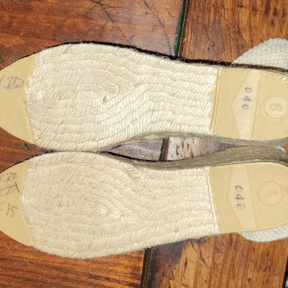 Tory Burch Purple Geometric Wedges Women's Shoes Sz 9