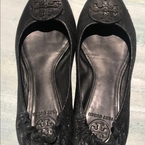 TORY BURCH  - Reva Black flats