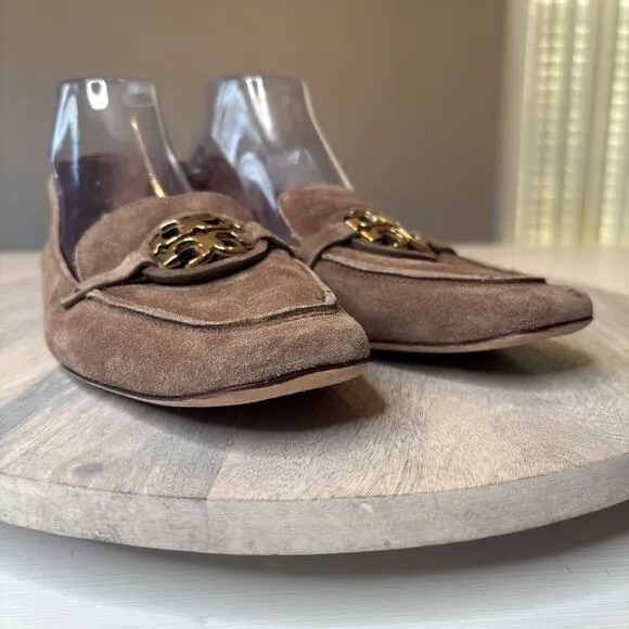 Tory Burch Women's 63250 Malva Metal Miller 15MM Loafers Shoes US Size 11 M