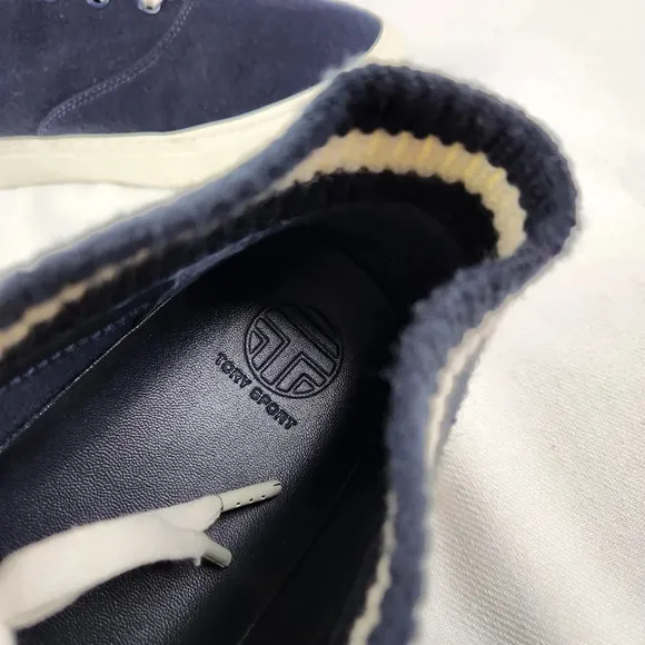 Tory Sport All Love Lace Up Navy Blue Sneakers