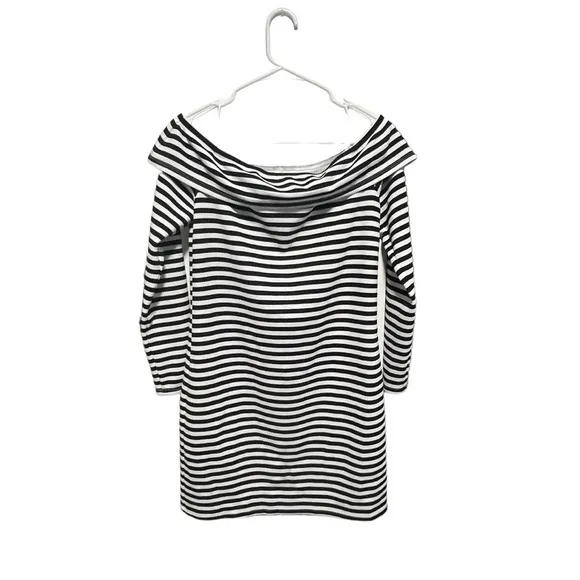 Trina Turk Striped Camellias Dress New with Tags