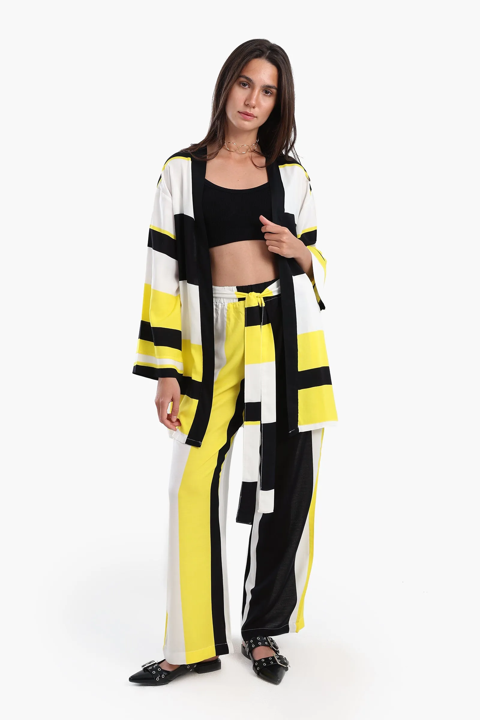Tritone Open Front Cardigan