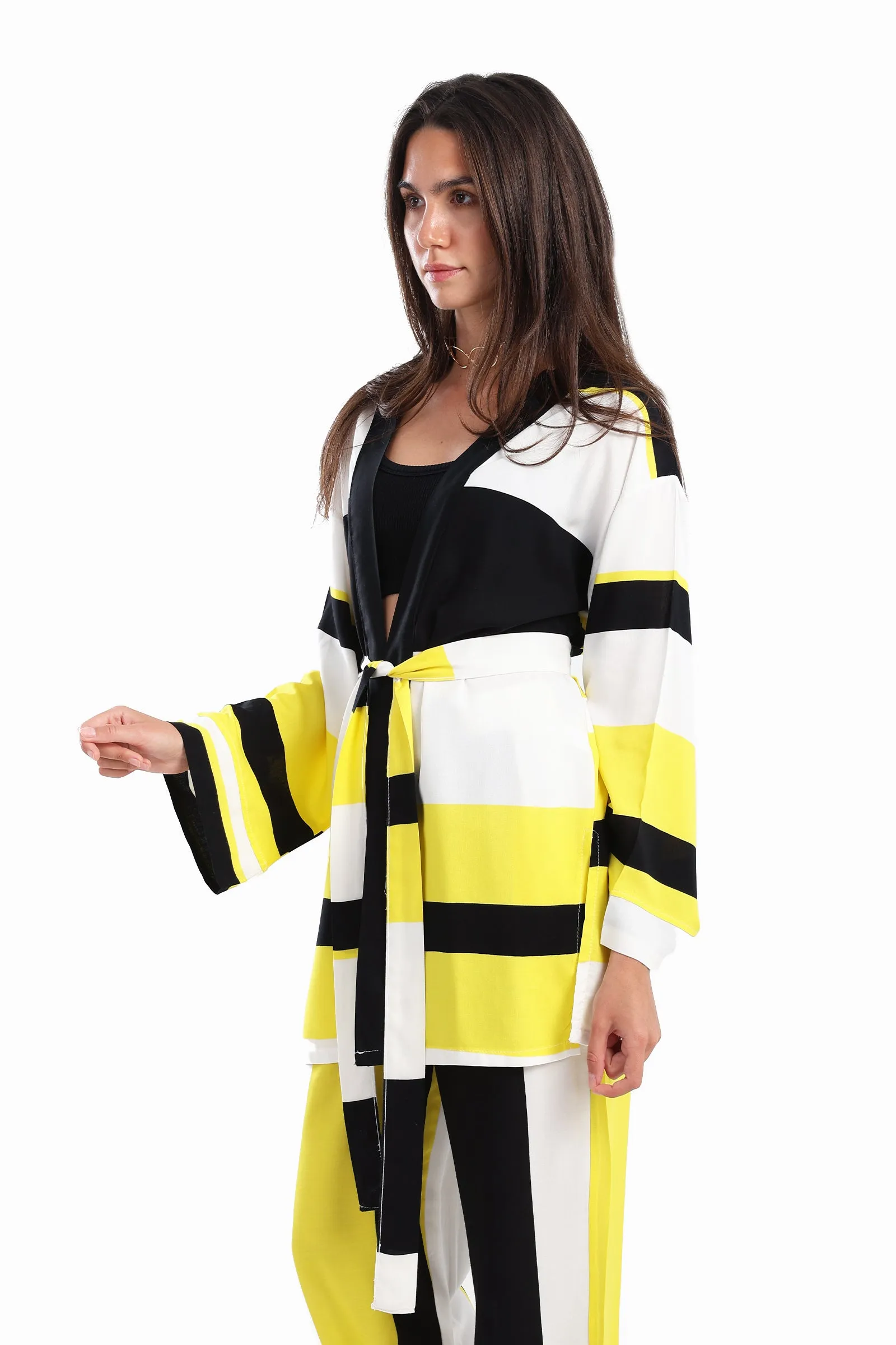Tritone Open Front Cardigan