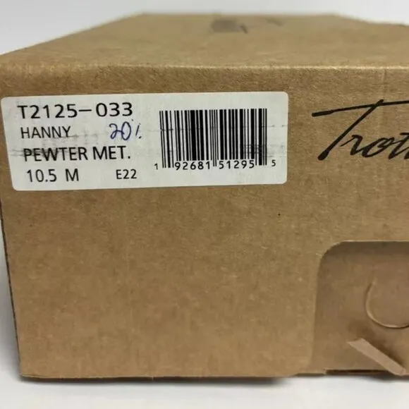 Trotters Women’s Hanny Ballet Flats Pewter, Size 10.5 M