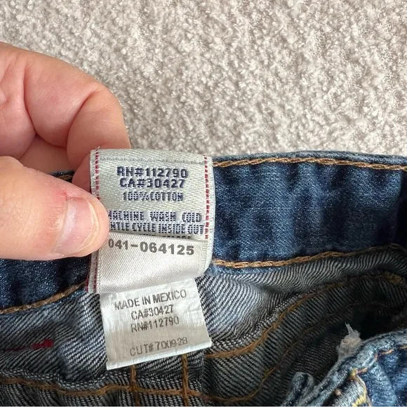 True Religion‎ Baby Denim Billy Blue Jeans Size 6-12 Months