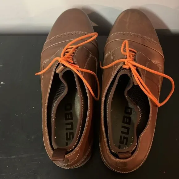 Tsubo Brown Leather Oxford Olen Dress Shoes Sz 11 B73
